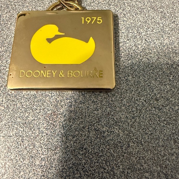 Dooney & Bourke Gold Keychain with Yellow Duck - Picture 5 of 7